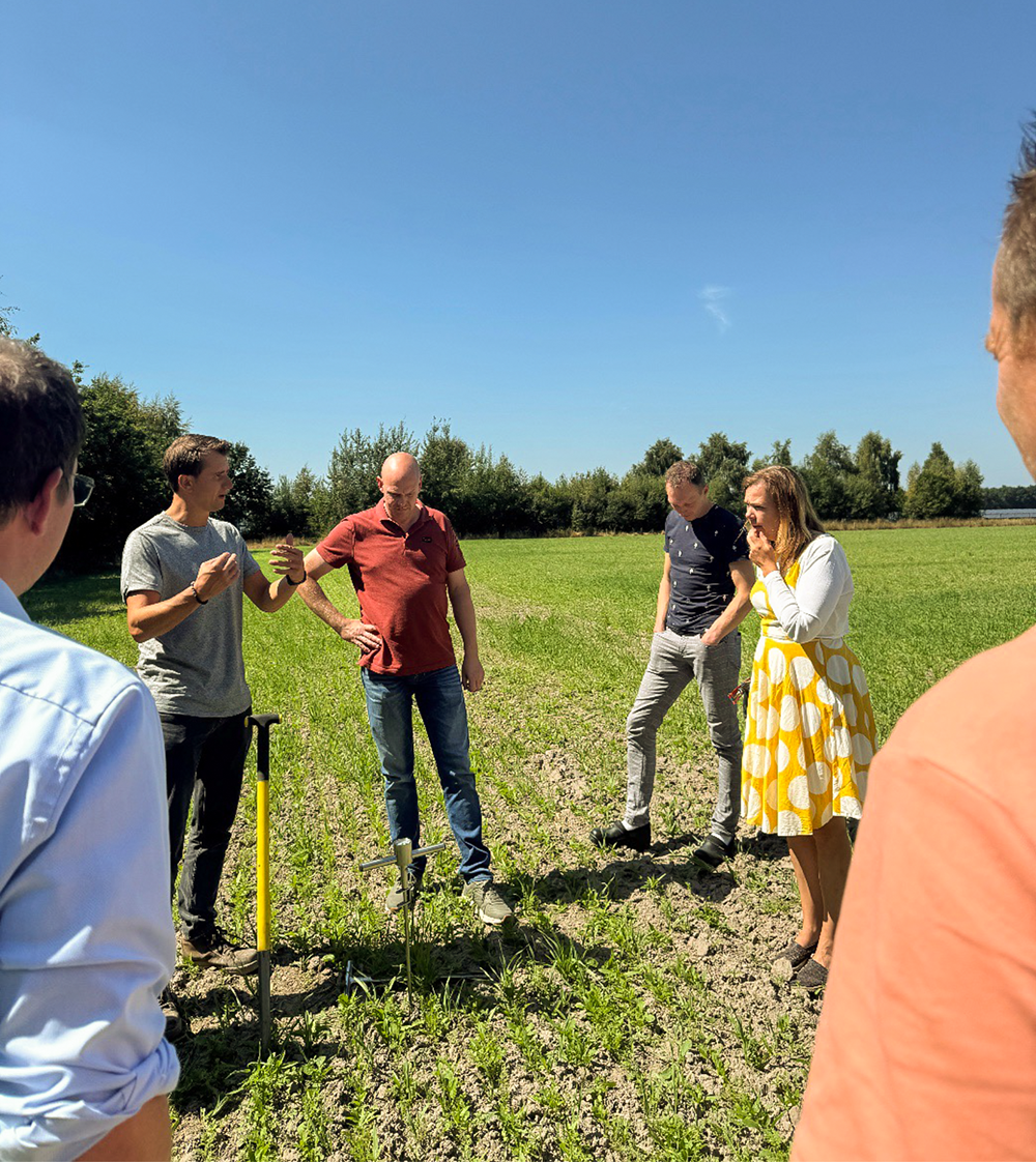 Bodembeheer LVCM - Bezoek gedeputeerde Boelema